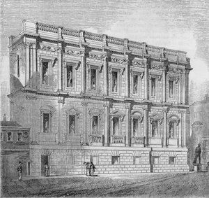 Ostseite des Bankettsaals, Whitehall von John Jackson