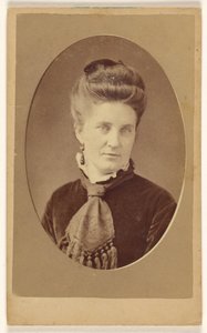 Unbekannte Frau, im quasi-ovalen Stil gedruckt von John James Abbott