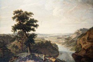 Der Fluss Severn, Blick zum Meer