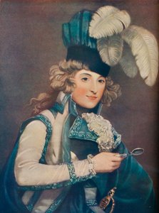 Mrs. Jordan in der Rolle der Hypolita, ca. 1791 von John Jones