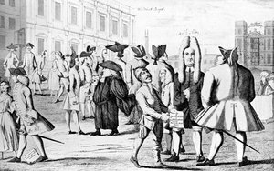 Lusus Naturae oder Karikaturen des gegenwärtigen Zeitalters, 1752 von John June