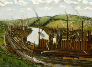 Das Monongahela Flusstal, Pennsylvania, 1931