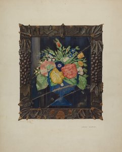 Stillleben mit Zinnfolie und Rahmen, ca. 1941 von John Koehl