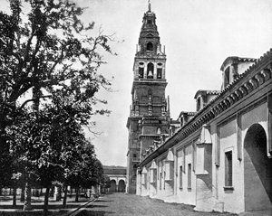 Orangenhof und Moschee, Córdoba, Spanien, 1893 von John L. Stoddard