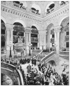 Innenraum der Grand Opera House, Paris