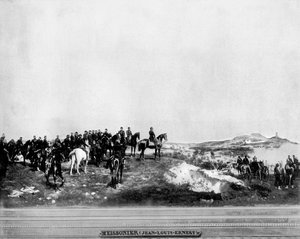 Napoleon III. in der Schlacht von Solferino, 1859, 1893 von John L. Stoddard