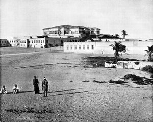 Palast und Harem, Alexandria, Ägypten, 1893 von John L. Stoddard