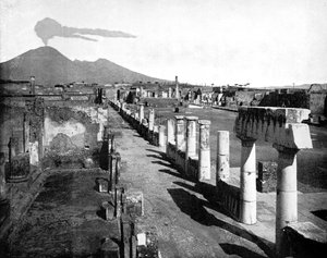 Das Forum, Pompeji, Italien, 1893