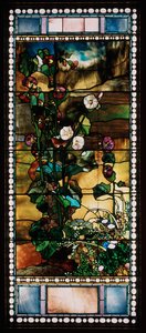 Stockrosen von John La Farge or Lafarge