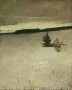 Schneefeld, Morgen, Roxbury von John La Farge or Lafarge