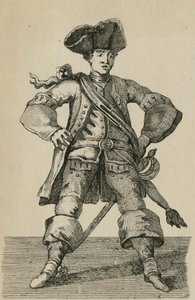 Cibber in der Rolle des Ancient Pistol