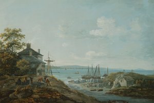 Schieferverladung bei Bangor Ferry