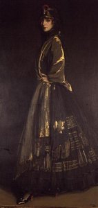 Hazel in Schwarz und Gold