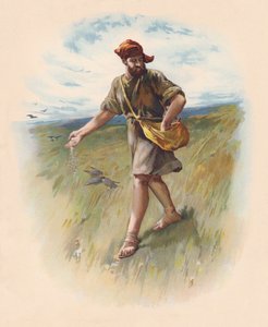 Der Sämann (Farblithografie) von John Lawson