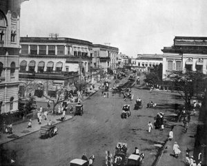 Straße von Clive in Kalkutta, Indien