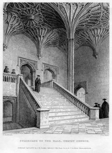 Treppe zur Halle, Christ Church, Universität Oxford