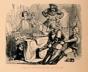 Verhaftung von Lord Hastings und Lord Stanley von John Leech