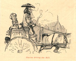 Charles fährt durch die Mall, 1897 von John Leech