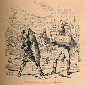 Kampf zwischen den Horatiern und den Curiatiern, 1852