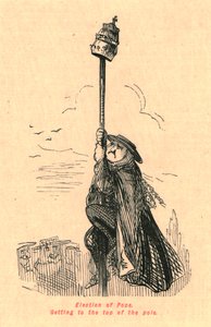 Wahl des Papstes. Den Mast erklimmen, 1897