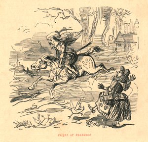 Flucht von Rookwood, 1897 von John Leech