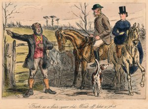 Frisch wie ein Vierjähriger. Ging ab wie ein Schuss, 1865