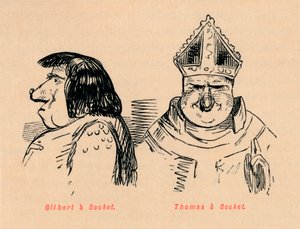 Gilbert a Becket, Thomas a Becket, ca. 1860 von John Leech