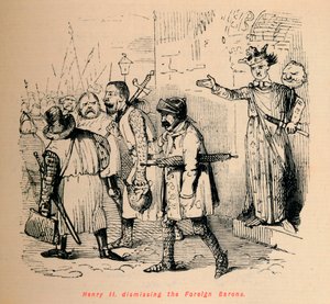 Heinrich II. entlässt die ausländischen Barone, um 1860