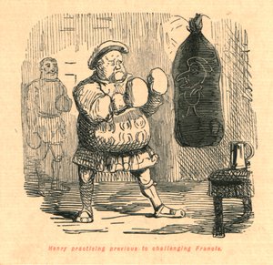 Henry übt vor der Herausforderung von Francis, 1897