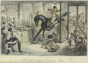 Herkules übernimmt einen Tuchladen von John Leech
