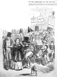 Wie die Chartistenprozession ausgesehen haben könnte, 1848