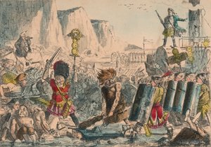 Landung von Julius Caesar, 1850 von John Leech