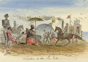 London am Meer, veröffentlicht 1844 von John Leech