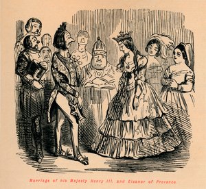 Hochzeit seiner Majestät Heinrich III. und Eleonore von Provence, ca. 1860