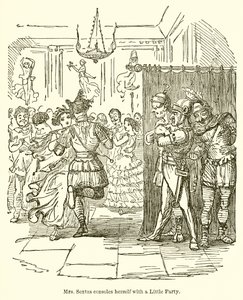 Mrs. Sextus tröstet sich mit einer kleinen Party