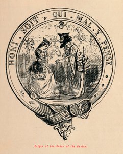 Ursprung des Hosenbandordens, ca. 1860, ca. 1860