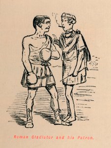 Römischer Gladiator und sein Patron