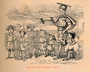 Sertorius und seine jungen Freunde, 1852 von John Leech