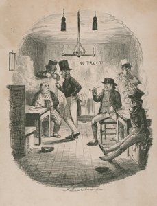 Rauchender Rotkehlchen von John Leech