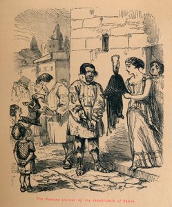 Die Römer bekleidet von den Einwohnern von Capua von John Leech