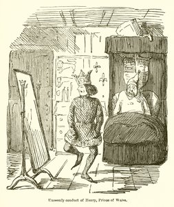 Ungehöriges Verhalten von Heinrich, Prinz von Wales von John Leech
