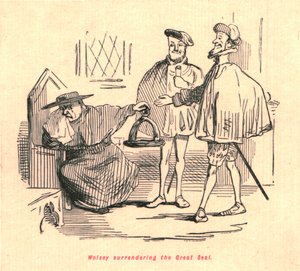 Wolsey übergibt das Große Siegel, 1897
