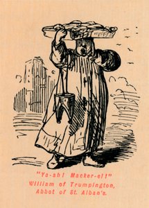 Ya-ah! Makrele! Wilhelm von Trumpington, Abt von St. Albans von John Leech