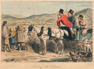 Jagd auf die Hunde, 1865. Künstler: John Leech, Hablot Knight Browne von John Leech and Hablot Knight Browne
