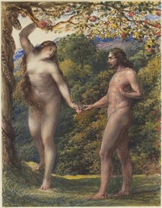 Eva bietet Adam die verbotene Frucht an (1830-35)