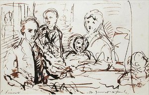 William Albin Garratt und Familie