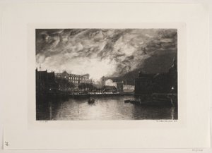 Brand von Christiansborg von John Lübschitz