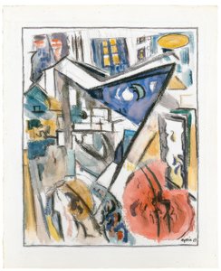Der untere Teil von Manhattan von John Marin