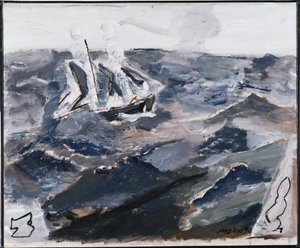 Meer und Boot von John Marin