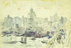 Nähe Brooklyn Bridge von John Marin